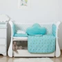 Постельный комплект 6 эл. Twins Dolce Insta 4075-D-509, Сердечки, мятный
