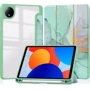 Аксесуар для планшетних ПК BeCover Soft Edge TPU з Pencil Mount Green Marble для Xiaomi Redmi Pad SE 8.7 (712574)