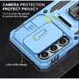 Чехол для телефонов Mobile Case Camshield Army Ring Light Blue for Samsung A366 Galaxy A36 5G / A566 Galaxy A56 5G: Материал TPU (термополиуретан) и поликарбонат