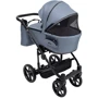 Коляска 2 в 1 Adamex Porto Light Tip TK-60/С темно-сірий (680776): Ширина шасі 57 см