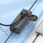 Зарядное устройство Hoco Wall Charger USB+2xUSB-C+AC NS4 Sharp PD 65W Black фото 6