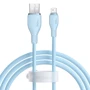 Кабель Baseus USB Cable to Lightning Pudding Series Fast Charging 2.4A 1.2m Blue (P10355700311-00)
