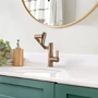 Смеситель для раковины Lefton Single-Hole Rotatable Faucet with Temperature Display-BF2204 Brushed Brass: Вид смесителя Однорычажный
