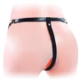 Двойной полый страпон с вибрацией LoveToy Vibrating Unisex Hollow Double Penetrator