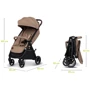 Прогулочная коляска Lionelo Ingrid Beige Sand (LO-INGRID BEIGE SAND) фото 8