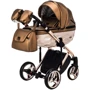 Коляска 2 в 1 Adamex Chantal Star Polar (Pink Gold) шкіра 100% Star 123 (624719): Тип коляски універсальна коляска (2-в-1)