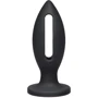 Силиконовая анальная пробка Doc Johnson Kink Lube Luge Premium Silicone Plug 4", 9х3,81 см, черный