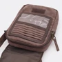 Мужская сумка планшет Rip Curl LEAZARD POUCH коричневая (00FMSB-9): Фактура Матовая, Гладкая