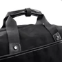 Дорожная сумка Tekstyl черная (VT-2319-black): Фактура Тканая, Матовая