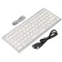 Клавиатура A4Tech FBX51C Wireless/Bluetooth White (FBX51C White): Тип клавиш ножничный