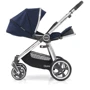 Універсальна коляска 2 в 1 BabyStyle Oyster 3 2021 (Rich Navy / Mirror): Матеріал коліс полиуретан