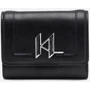 Жіночий гаманець Karl Lagerfeld K/SADDLE MD BIFOLD WALLET чорний (225W3234-999)