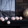Гирлянда Cotton ball lights на 20 шаров 3,8м, White: Количество ламп 20