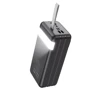 Зовнішній акумулятор Hoco Power Bank 60000mAh J8B Electric 22.5W Black: Кількість USB 4