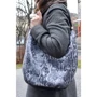 Женская сумка хобо ARTiS Bags черная (8886117-4620): Фактура Под змею, Матовая