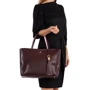 Женская сумка тоут Guess бордовая (HWGROUL9123-BUR): Застежка Молния