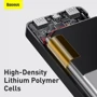 Зовнішній акумулятор Baseus Power Bank 30000mAh Bipow Display 15W Black (PPDML-K01/PPBD050201) фото 10