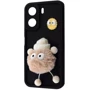Чехол для телефонов Mobile Case Pretty Things Black/Fluffy White for Xiaomi Redmi Note 12 4G