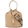 Женская сумка бакет-бэг Furla Sleek S Drawstring 20 песочная (1057256)