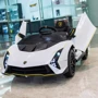 Детский электромобиль Bambi Racer Lamborghini белый (M 5100EBLR-1): Рекомендуемый возраст от 3 лет до 8 лет