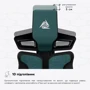 Геймерское кресло Cyberlux V8 Fabric Green (арт. GM- V8 FZ) фото 12