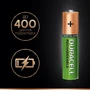 Аккумуляторы Duracell перезаряжены никель металлгидридные AAA HR03 850 мАч 2шт. фото 3
