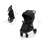 Прогулочная коляска Kinderkraft Rine Classic Black (KSRINE00BLK0000): Количество блоков 1