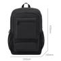 Рюкзак Xiaomi Ninetygo Large Capacity Business Travel Backpack Black (6941413217897): Додатково фронтальный карман, Ручка для переноса, Плечевые лямки, мягкие плечевые лямки, Влагозащита, боковые карманы