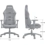 Кресло игровое Anda Seat Luna Dark Grey fabric Size L (AD18-44-GB-F)