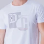 Спортивна футболка Peak FW692091-WHI M біла з принтом: Розмір M