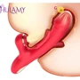 Вибратор-кролик Hulamy с вакуумной стимуляцией