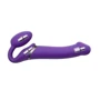 Безремневой страпон с вибрацией Strap-On-Me Vibrating Violet XL