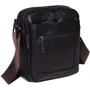 Мужская сумка через плечо Borsa Leather коричневая (K1223-brown)