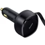 Зарядний пристрій Baseus Car Charger Retractable USB-C+Lightning 30W Black (CGTX000001) фото 7