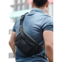 Мужская поясная сумка Sambag Tirso MKH черная (80341001m): Страна производитель Украина