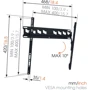 Кронштейн для ТВ VOGELS MA3010: Тип фиксированный