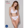 Эластичный топ с кружевом Passion PS001 TOP white, size M