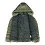 Куртка Woman Jacket Fix Hood 31K3006F-F739 44 зеленая зимняя с капюшоном и мехом: Вид Куртки