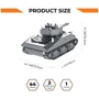 Коллекционная модель-конструктор Metal Time World of Tanks Танк M4 Sherman (MT070) фото 6