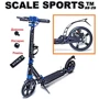 Самокат двухколесный Scale Sports SS-25 Синий Дисковый тормоз Led-фонарик (1296360217): Тип колес литые