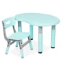Столик со стульчиком Bambi Peanut-5 (mint/grey)