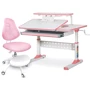 Комплект парта Ergokids TH-320 Pink + кресло ErgoKids Y-400 PN (арт. TH-320 W/PN + Y-400 PN)