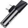 Адаптер Baseus Adapter L41 USB-C to USB-C+3.5mm Black (CATL41-01): Интерфейс подключения USB-C
