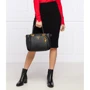 Женская сумка тоут Guess Destiny Status Satchel черная (HWVB7878060-BLA): Тип ручки С двумя ручками, Длинная ручка, Плечевой ремень, Со съемным ремнем
