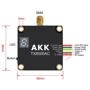 Відеопередавач (VTX) AKK Ultra Long Range 8W 4.9G-6G 96CH (TX8000AC) фото 5