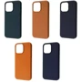 Чехол для iPhone WAVE Premium Leather Edition Case with MagSafe Orange for iPhone 15 фото 6