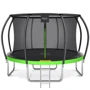 Батут 4FIZJO Premium 14FT 435 см 4FJ0606 Black/Green с внутренней сеткой (4FJ0606)