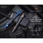 Ліхтар туристичний Fenix T6 тактична ручка із ліхтариком чорна (T6-Black): Кількість режимів 3