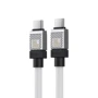 Кабель Baseus USB-C to USB-C CoolPlay Series 100W 1m White (CAKW000202) фото 4