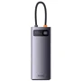 Адаптер Baseus Adapter StarJoy USB-C to HDMI4K+3xUSB3.1+PD+RJ45+SD Gray (WKWG080213): Колір серый